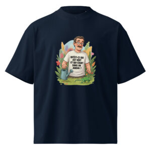 T-shirt col montant écologique unisexe